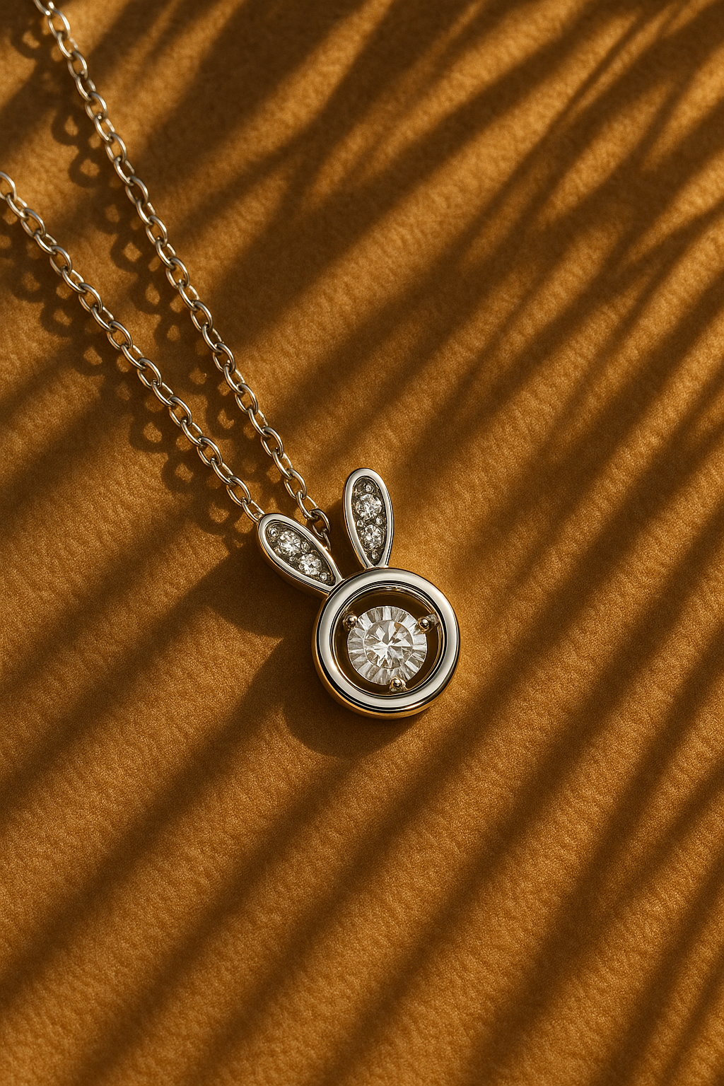 Bunny Bling Pendant Necklace