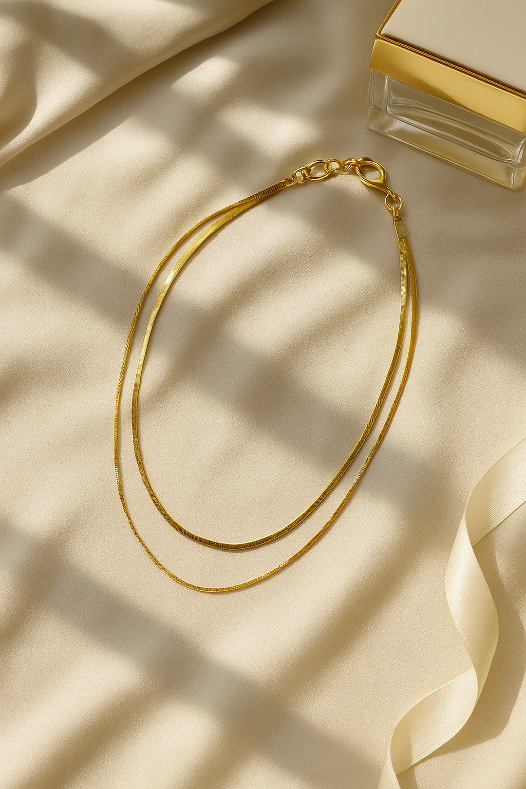 Serpentina Luxe Dual Snake Chain Necklace