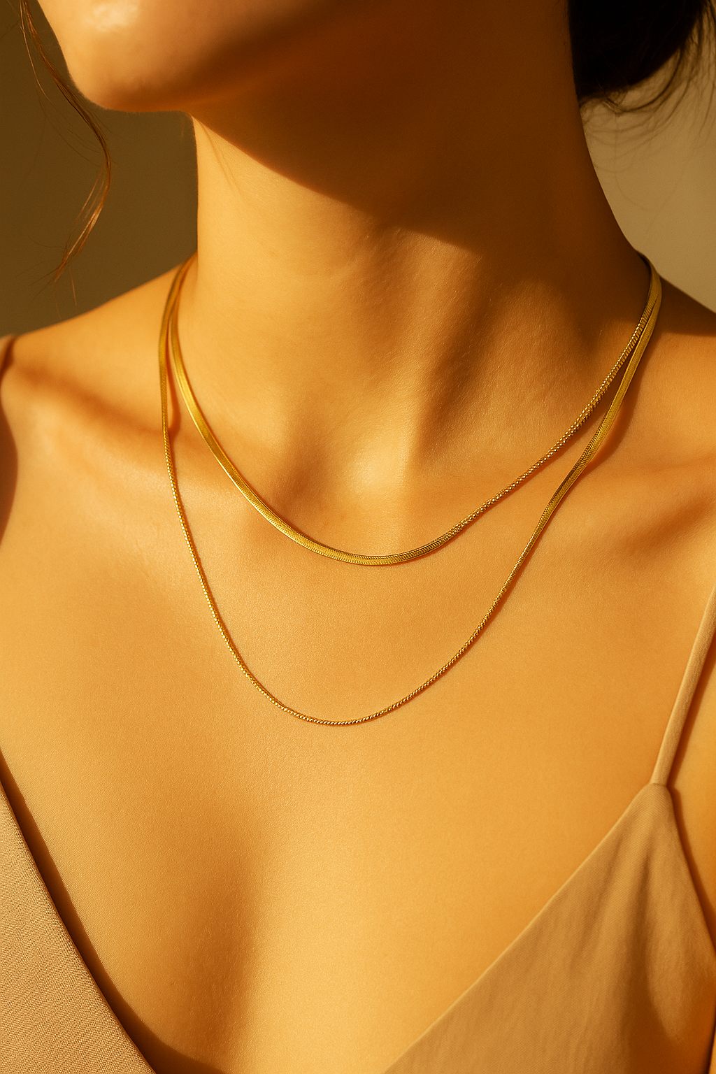 Serpentina Luxe Dual Snake Chain Necklace