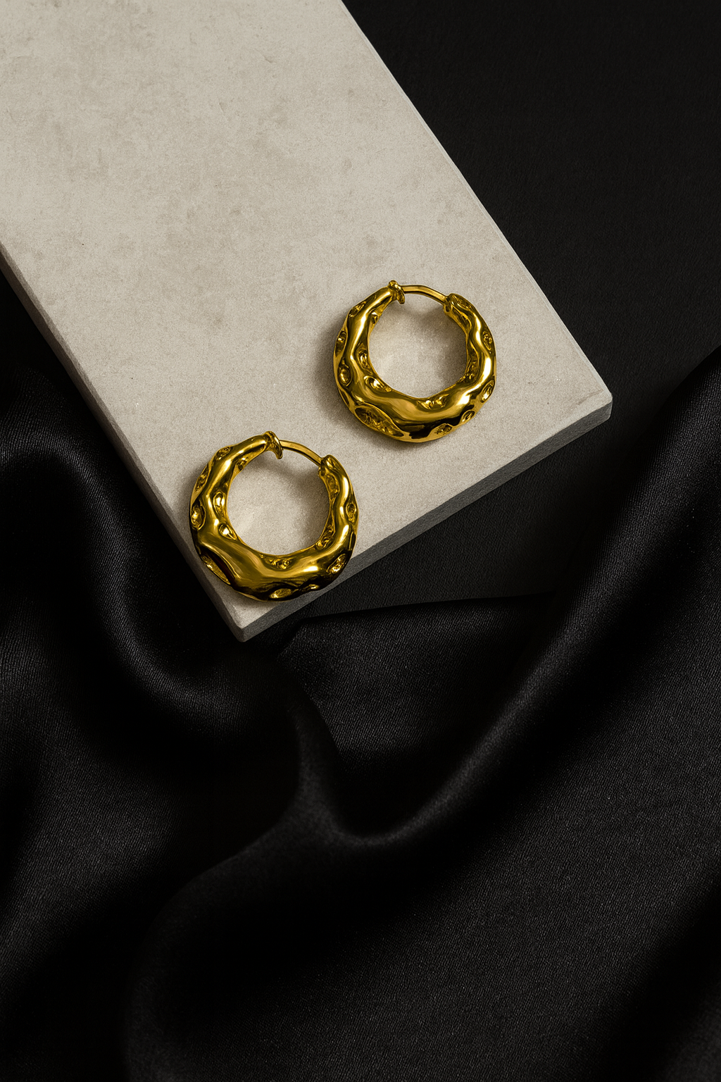 Aurora Molten Gold Studs