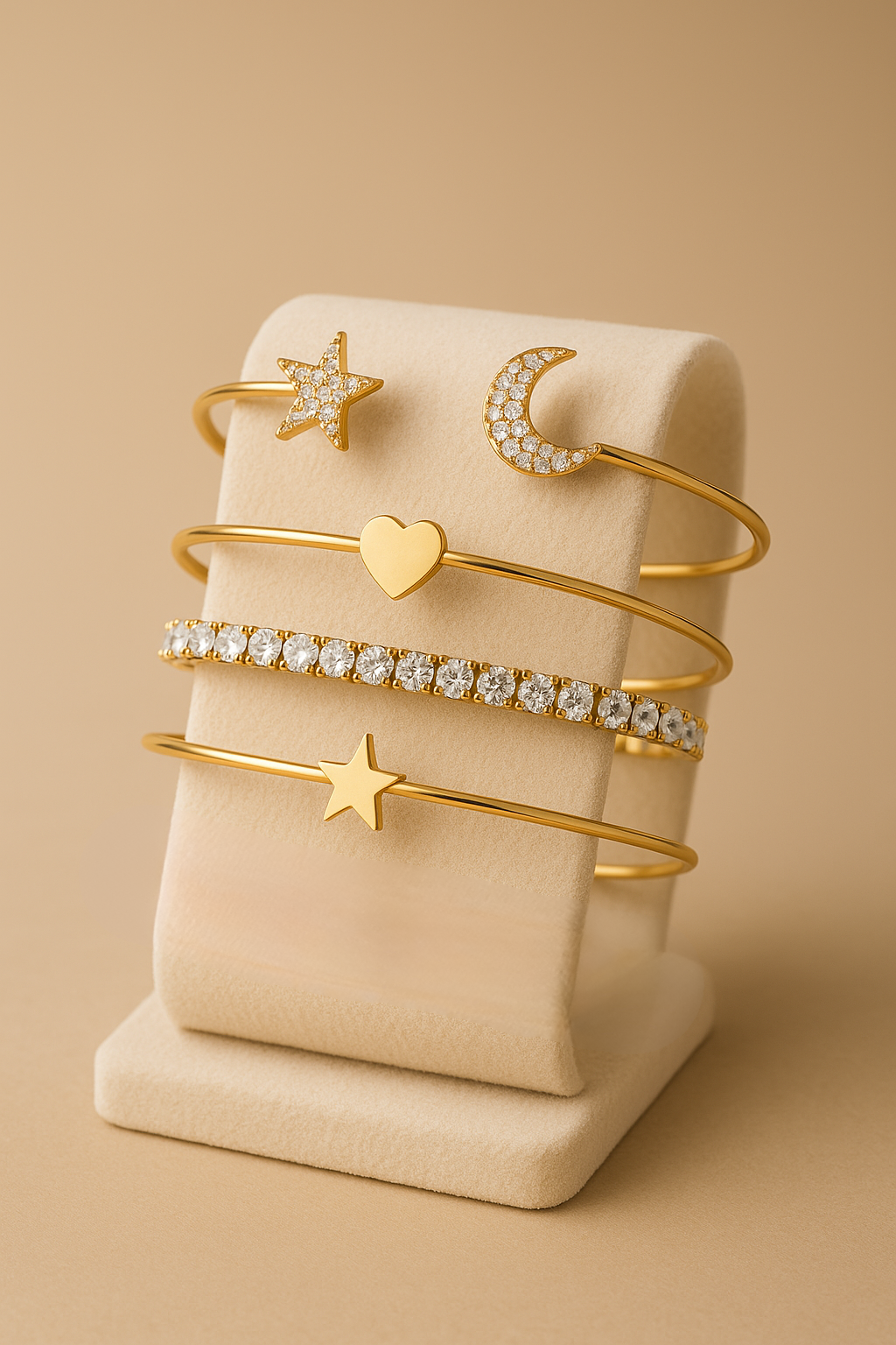 Celestial Glow Bracelet Set.  4in1